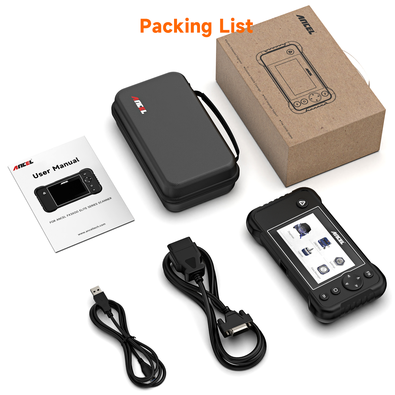 Scanner OBD2 ANCEL ANCEL FX2000 FX3000 Escáner OBD2 Con Ultiarca 4 ...