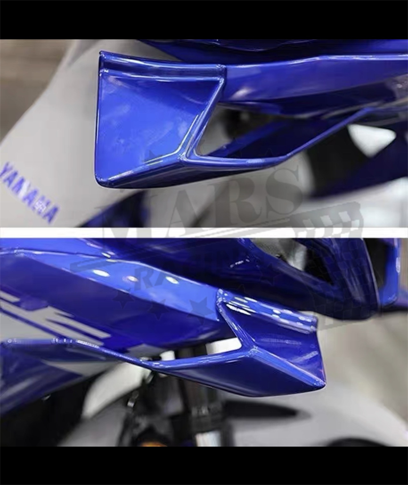 Acessórios da motocicleta Sport Front Spoiler Winglet Aerodynamic Wing ...