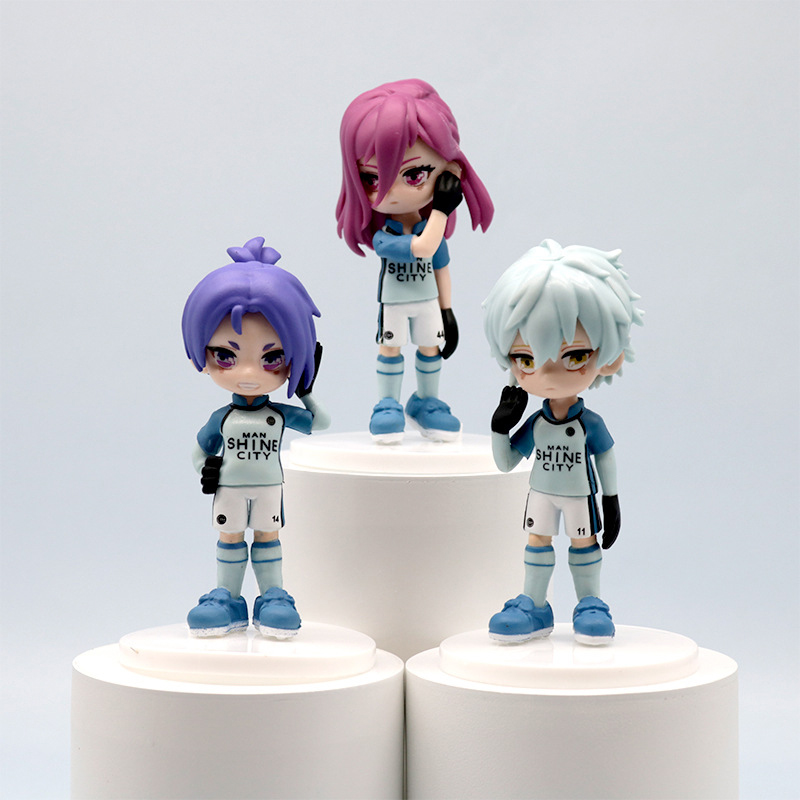 YLQANONG REO Mikage Figuras Chigiri Hyoma/Seishiro Nagi/Isagi Yoichi Estatuas De Figura De Acción De Anime 16 Cm/6.3 In