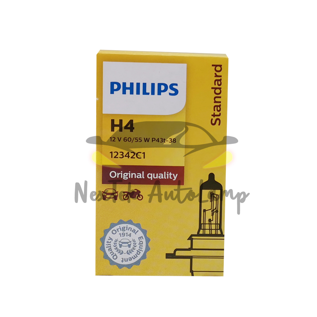 Philips Vision HIR2 H4 H7 H8 H9 H11 H27W/1 12V 3200K Lâmpadas Halógenas ...