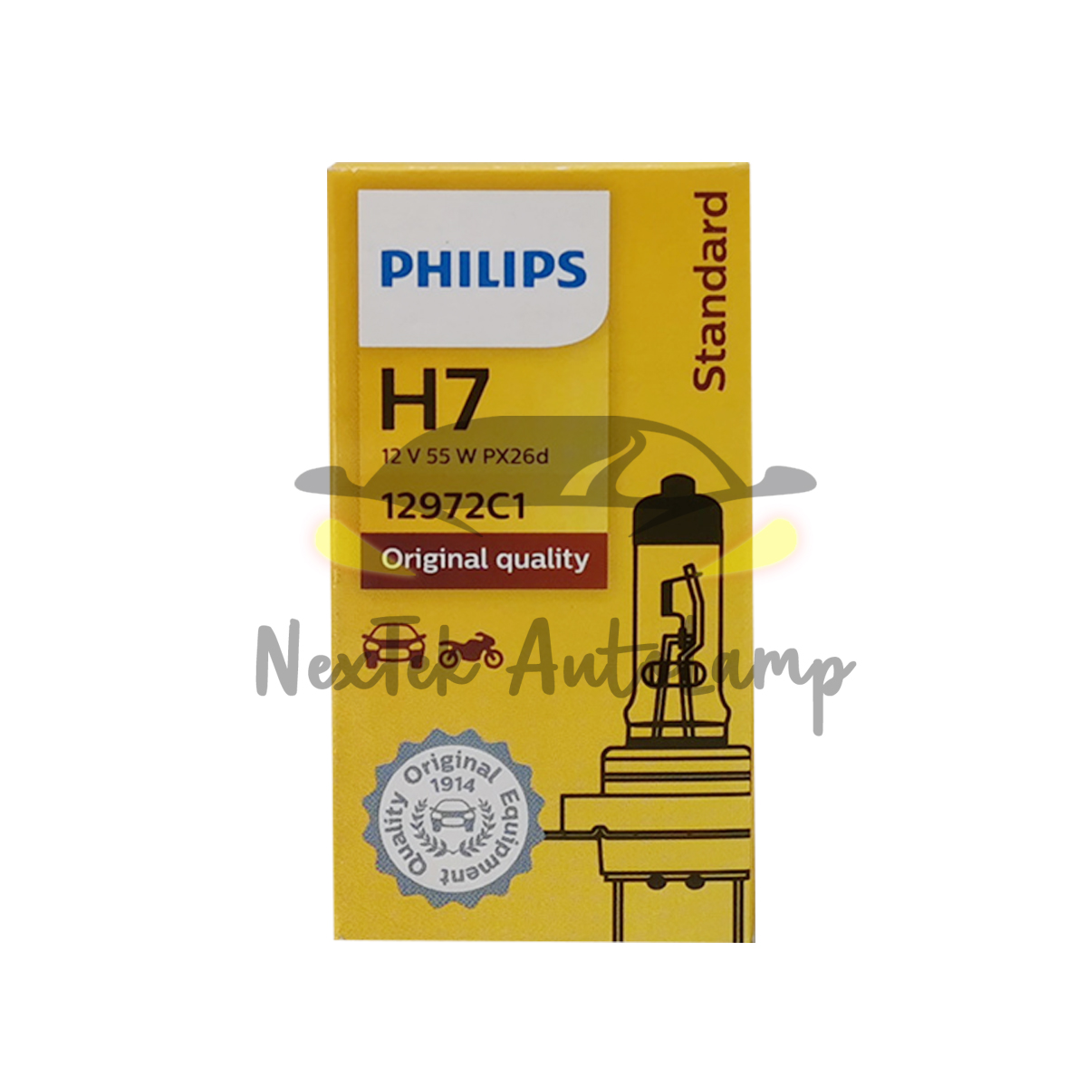 Philips Vision HIR2 H4 H7 H8 H9 H11 H27W/1 12V 3200K Lâmpadas Halógenas ...