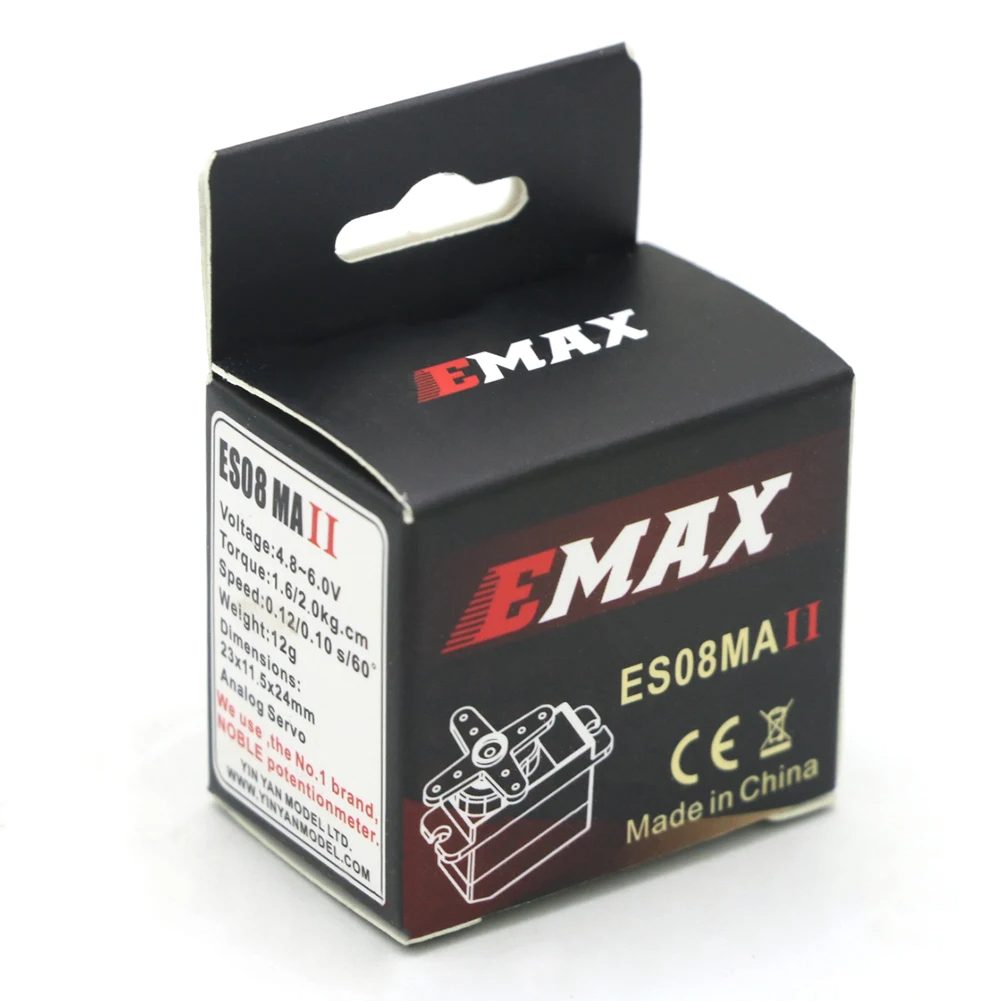 Servo Emax ES08MA II 12g Con Ingranaggi Metallici Per Auto RC 1/24, Tipo Axial SCX24
