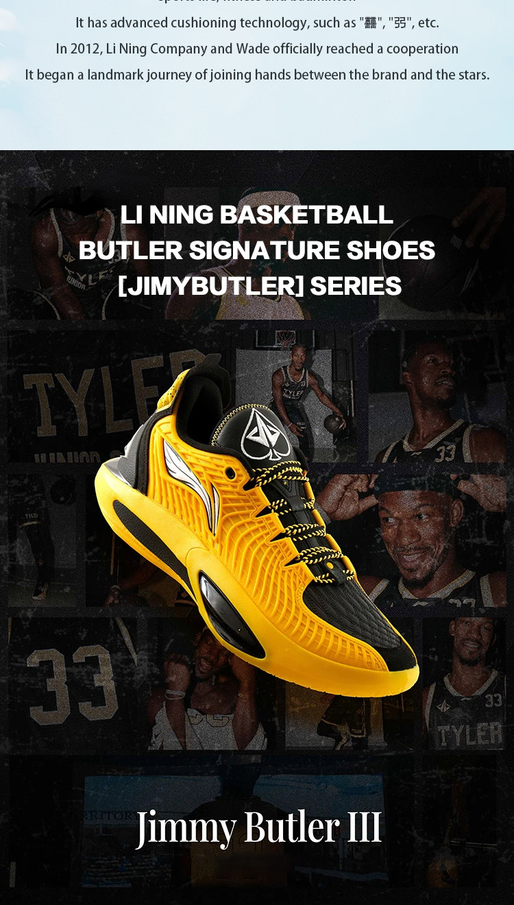 LI-NING JIMMY BUTLER 3 Tênis De Basquete Masculino Calçados