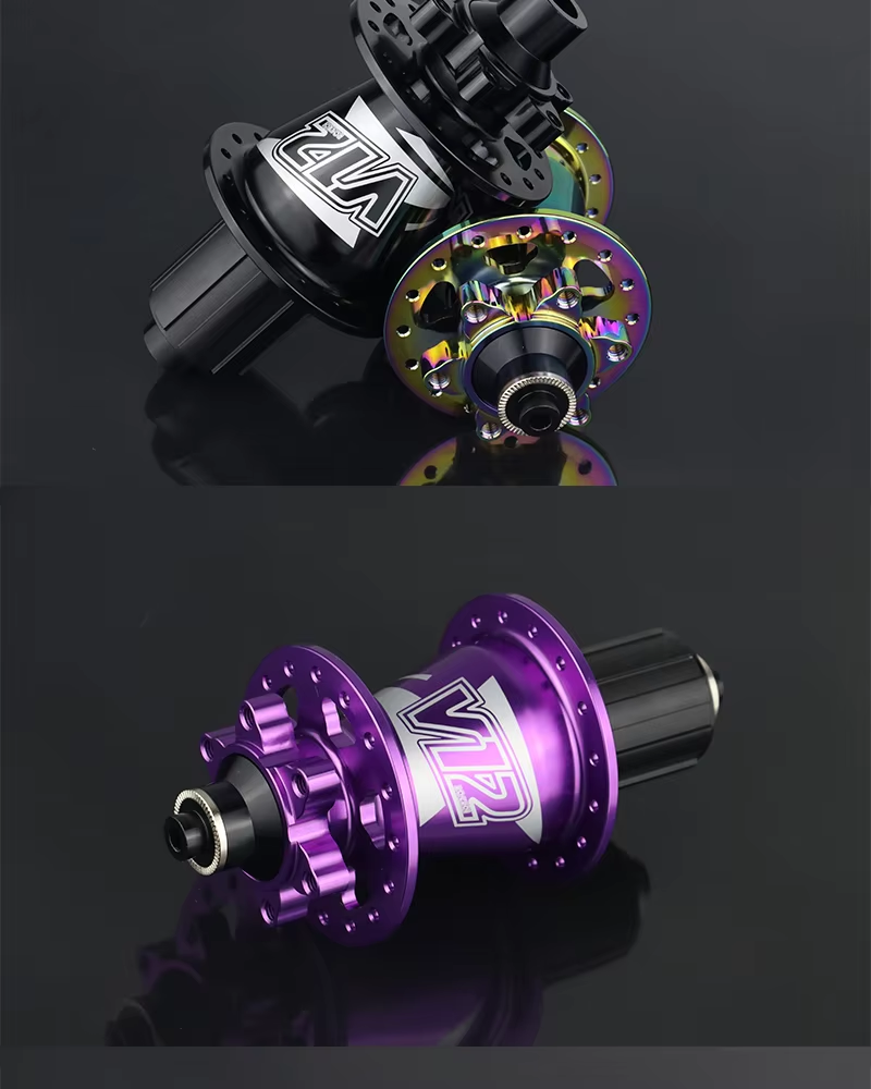 LQLEQI V12 MTB Cubo De Roda De Bicicleta 32H 5 Rolamentos 12 Garras 8 ...