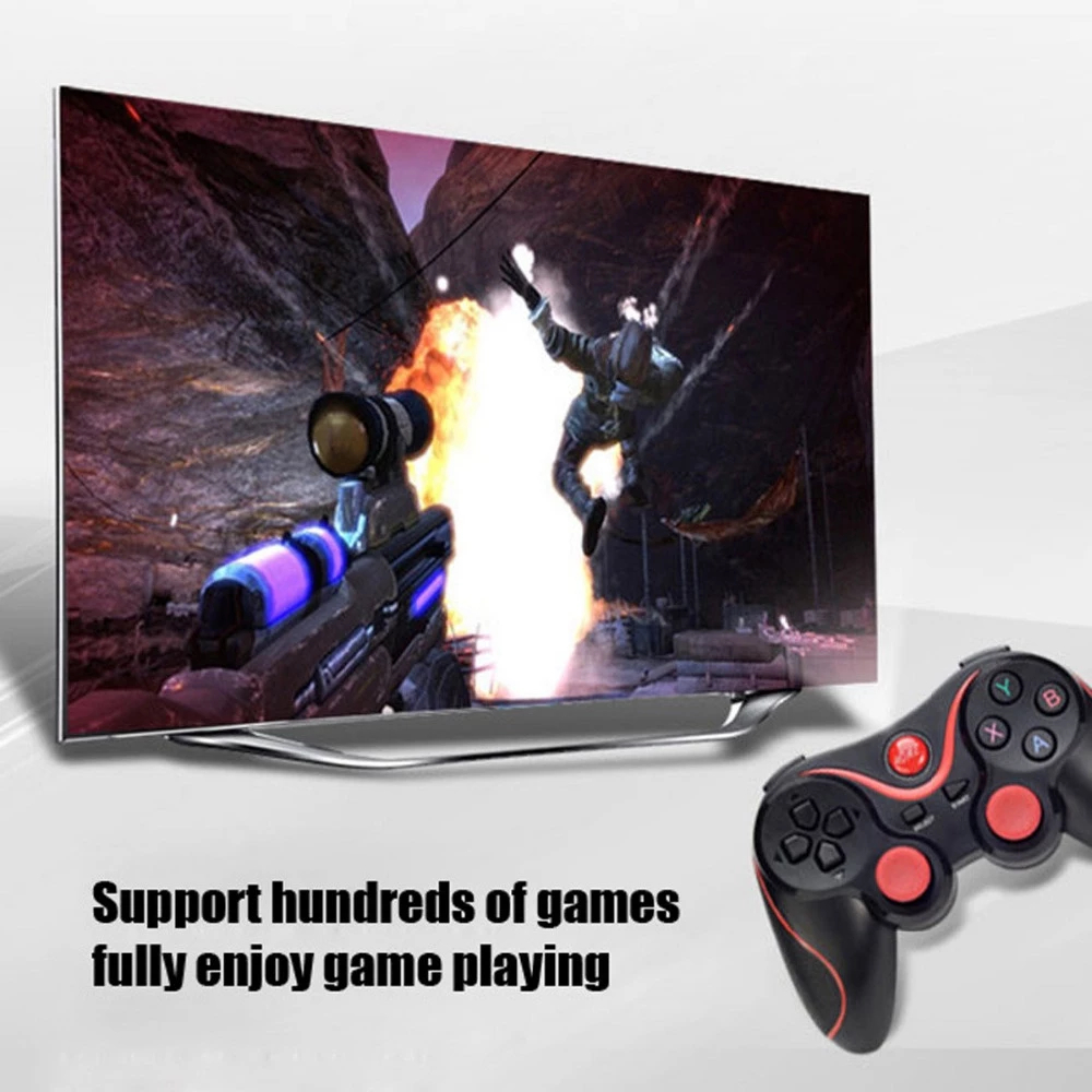 T3 X3 Joystick Sem Fio Suporte Bluetooth 3.0 Gamepad Controlador De ...