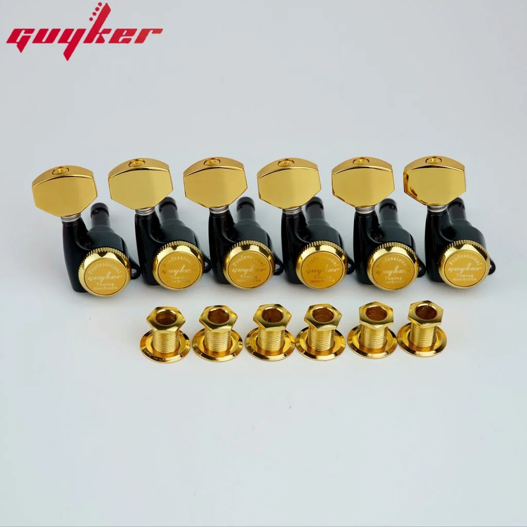 Guyker GB404 Chevalet De Rechange 4 Cordes 19mm Pour Basse Jazz Et Precision - Noir