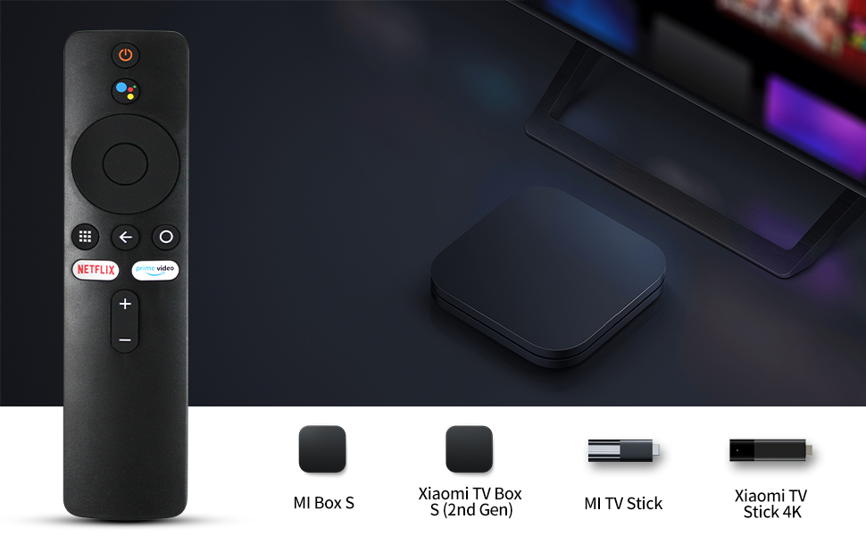Xiaomi Mi TV Stick/Mi Box 4S 4K Controle Remoto de Substituição com ...