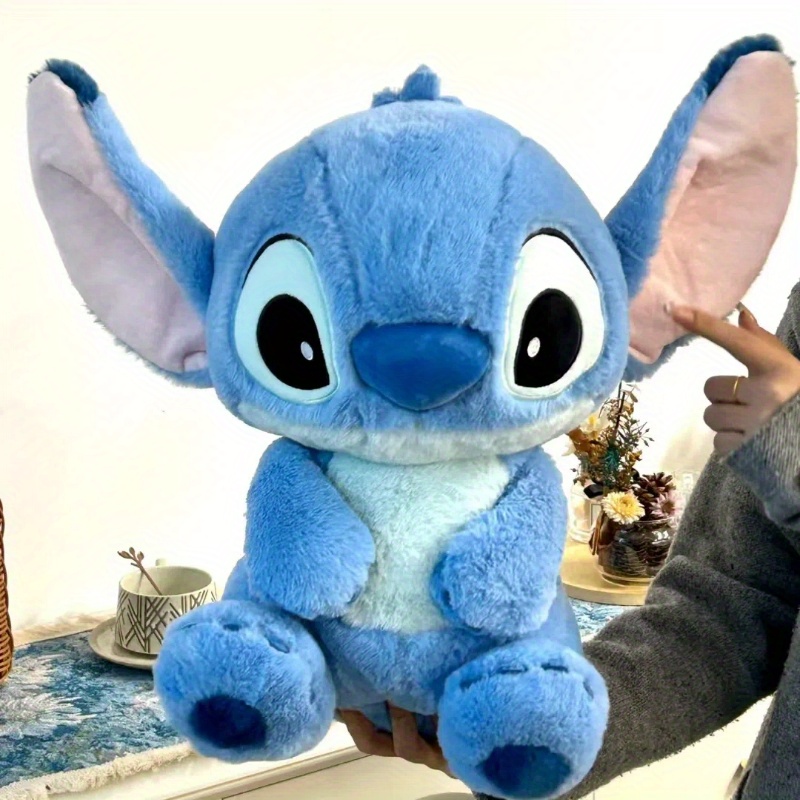 Brinquedo De Pelúcia Disney Stitch | Bicho Macio Azul Para Crianças De ...