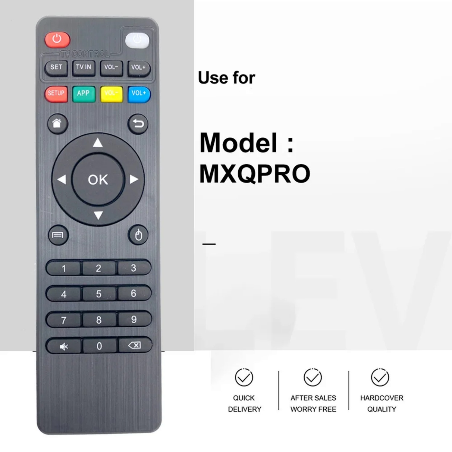 VINABTY X96 Telecomando Di Ricambio Per TV Box Android – Compatibile Con X96 Mini, MXQ Pro, T95, H96 E Altri Modelli
