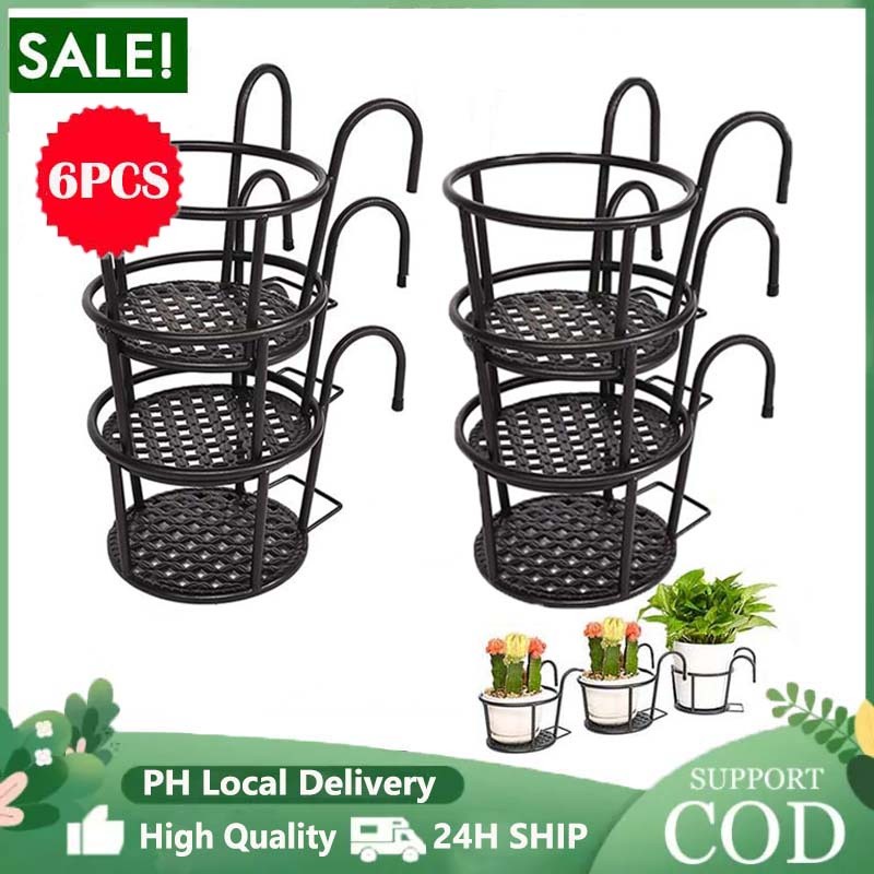 Suporte de ferro para plantas suspensas de três peças, suporte para ...