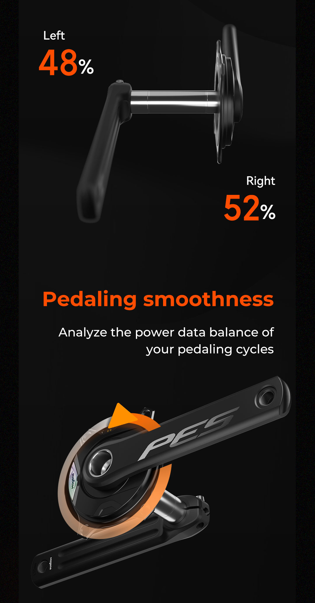 Magene PES P515 Medidor De Energia 24mm Eixo De Aço 110BCD 4