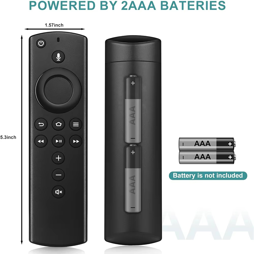 Telecomando Per Fire TV 4K Lite Telecomando Vocale Ricambio Per Amazon Fire TV Stick 2a, 3a Gen, 4K, Lite - Senza Marca TV LG 50