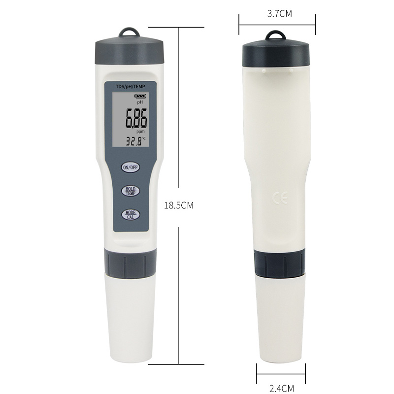AquaPet Lab 3 Em 1 Testador De Água De Aquário PH TDS Monitor De ...