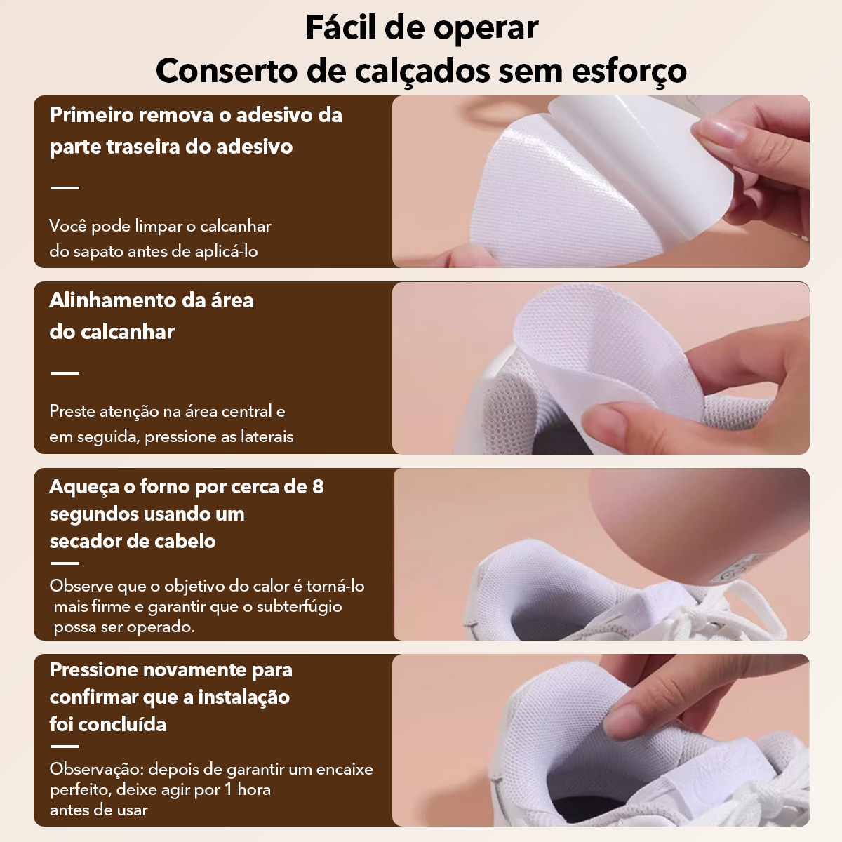 Reparo De Tênis Confortável Patches/Palmilhas De Corte Adesivos