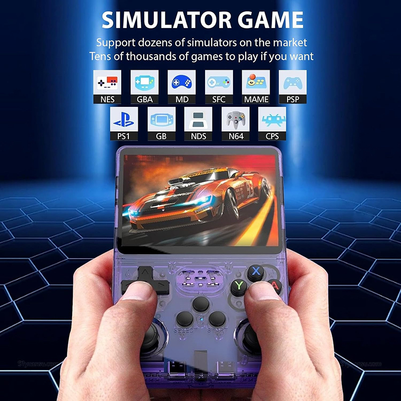 R36S Retro Handheld Console De Videogame Sistema Linux Tela IPS De 3.5 ...