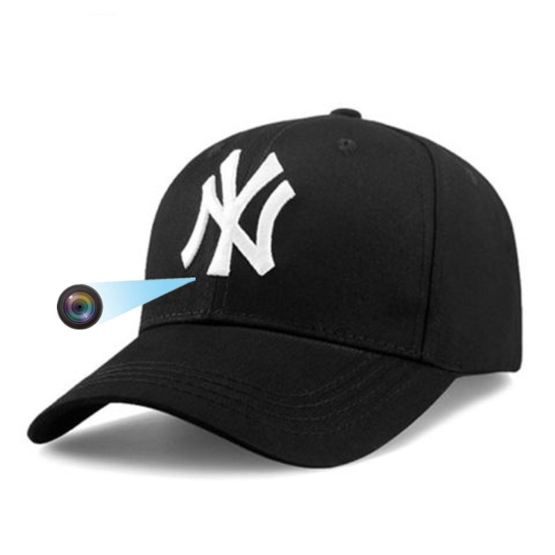 1080P HD Sem Fio Mini Câmera Boné De Beisebol Grande Angular Esportes ...