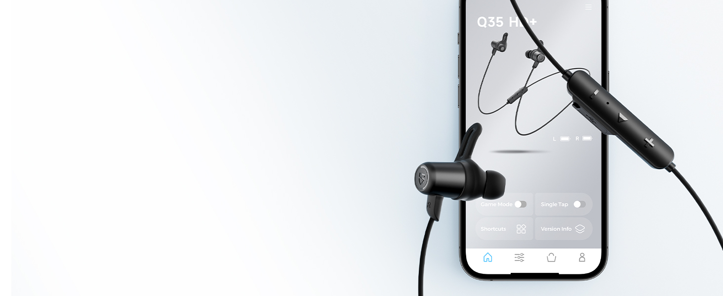 SoundPEATS Q35HD Bluetooth Fones De Ouvido Sem Fio Com APTX