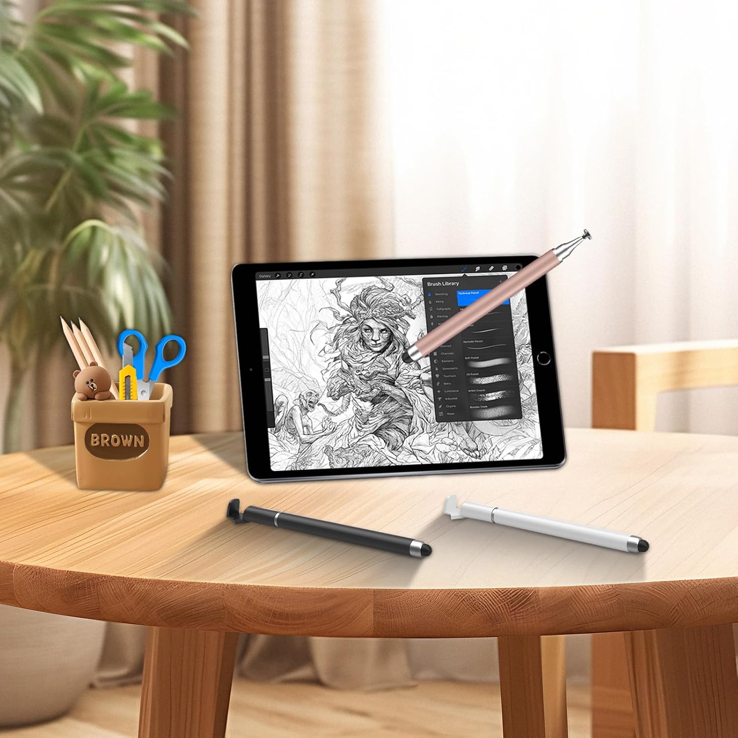 Caneta Stylus Universal 2 Em 1 Hdoolink Para Tablets E Celulares ...