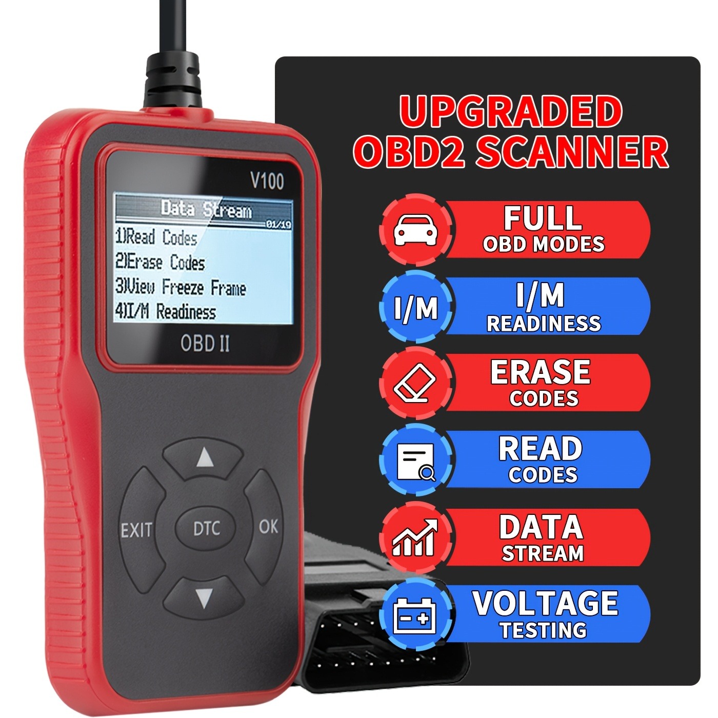 Scanner De Diagnóstico Obd2 | Leitor De Códigos De Falha Do Motor ...