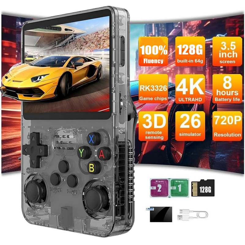 R36S Retro Handheld Console De Videogame Sistema Linux Tela IPS De 3.5 ...