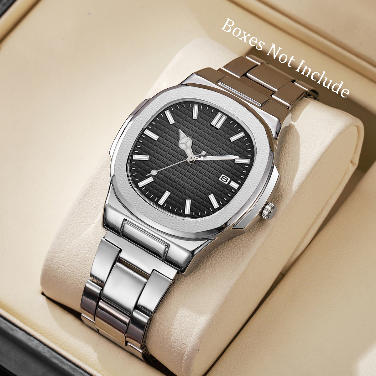Relógio MASTOP Masculino - Aço Inoxidável Dourado Mostrador Diamante Quartzo Japonês