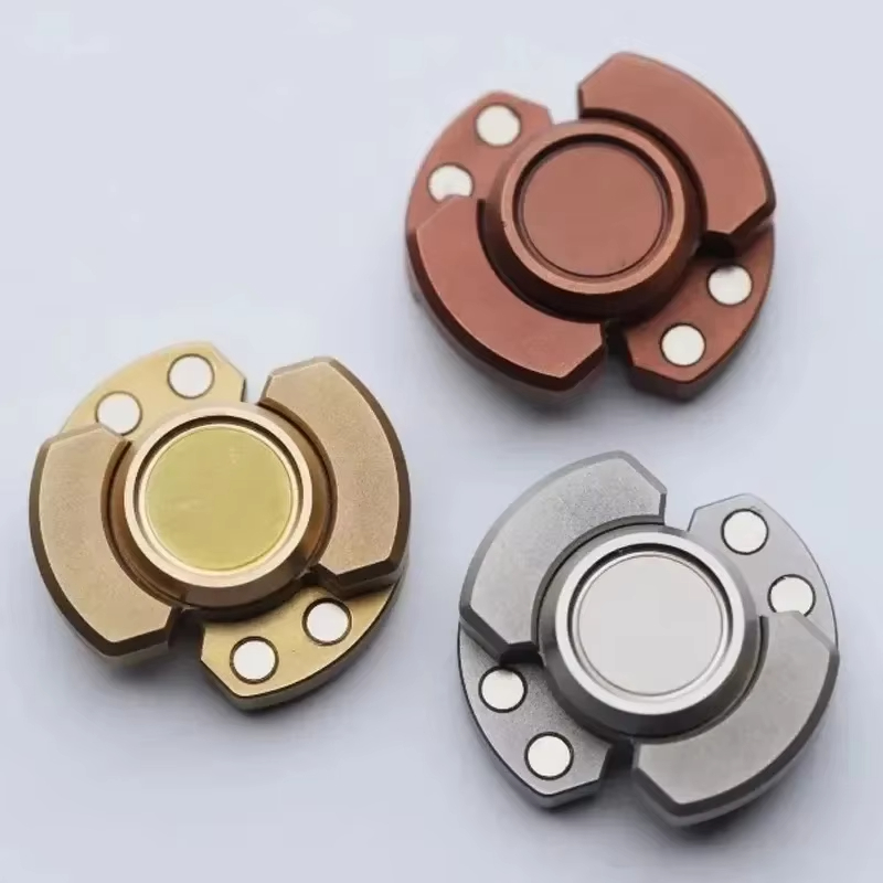 Fidget Slider Magnético De Metal EDC - Juguete Sensorial Deslizante Para Aliviar Estrés Y Ansiedad - Adultos Y Niños