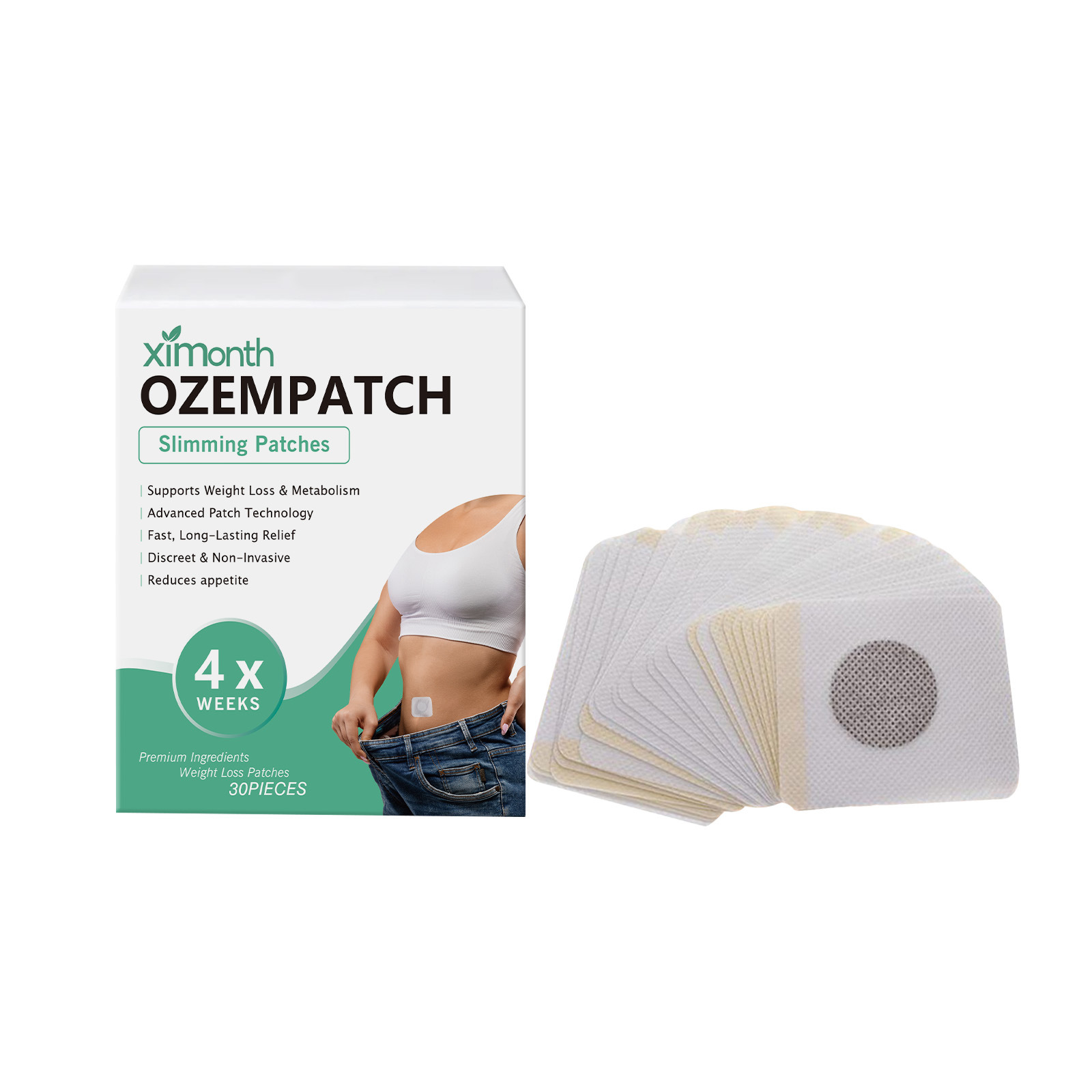 Patches Modeladores Firmadores Contorno Corporal Natural - Patches ...