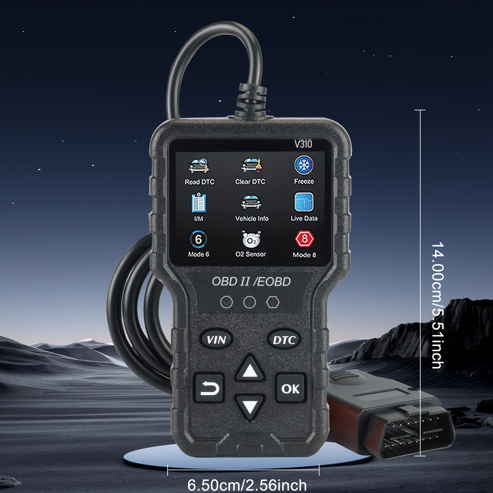 Scanner OBD2 Diagnóstico - Leitor de Luz de Verificação do Motor ...