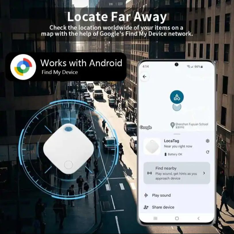 Rastreador Bluetooth do Google para Android Smart Finder Hub ...