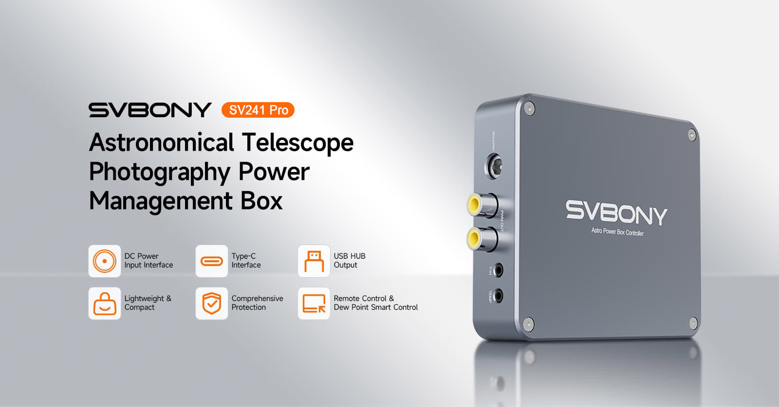 Svbony SV705C Telescoop Imaging Camera's Kleur, USB3.0 ST4 Guiding Port grote Full Well, Dual Gain HDR Hoge NIR Gevoeligheid, Planetaire Instapmodel Deep Sky Fotografie Camera voor EAA Imaging