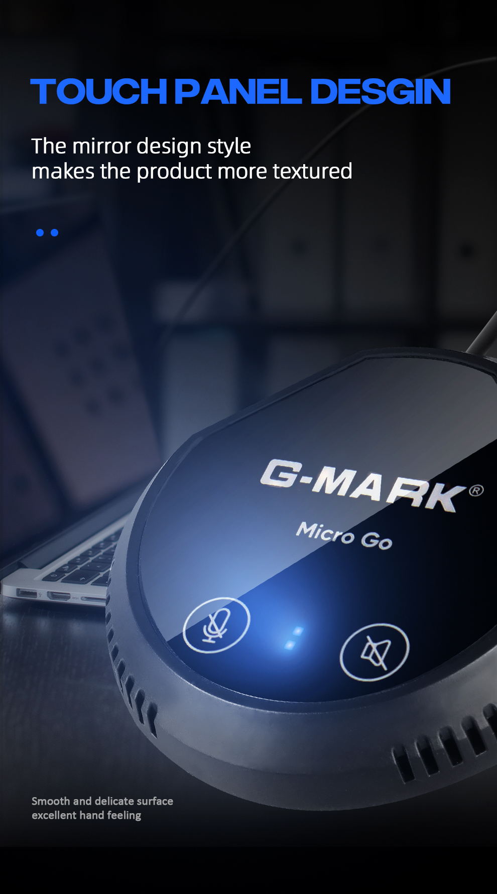 G-MARK Bluetooth Microfone de Conferência Go Microfone USB com Alto ...