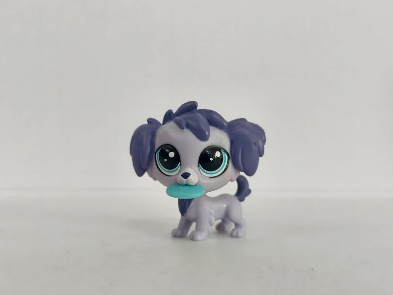 Figura LPS Azul Petey Plumford # 201 Brinquedo Mais Pequeno Para Pet ...