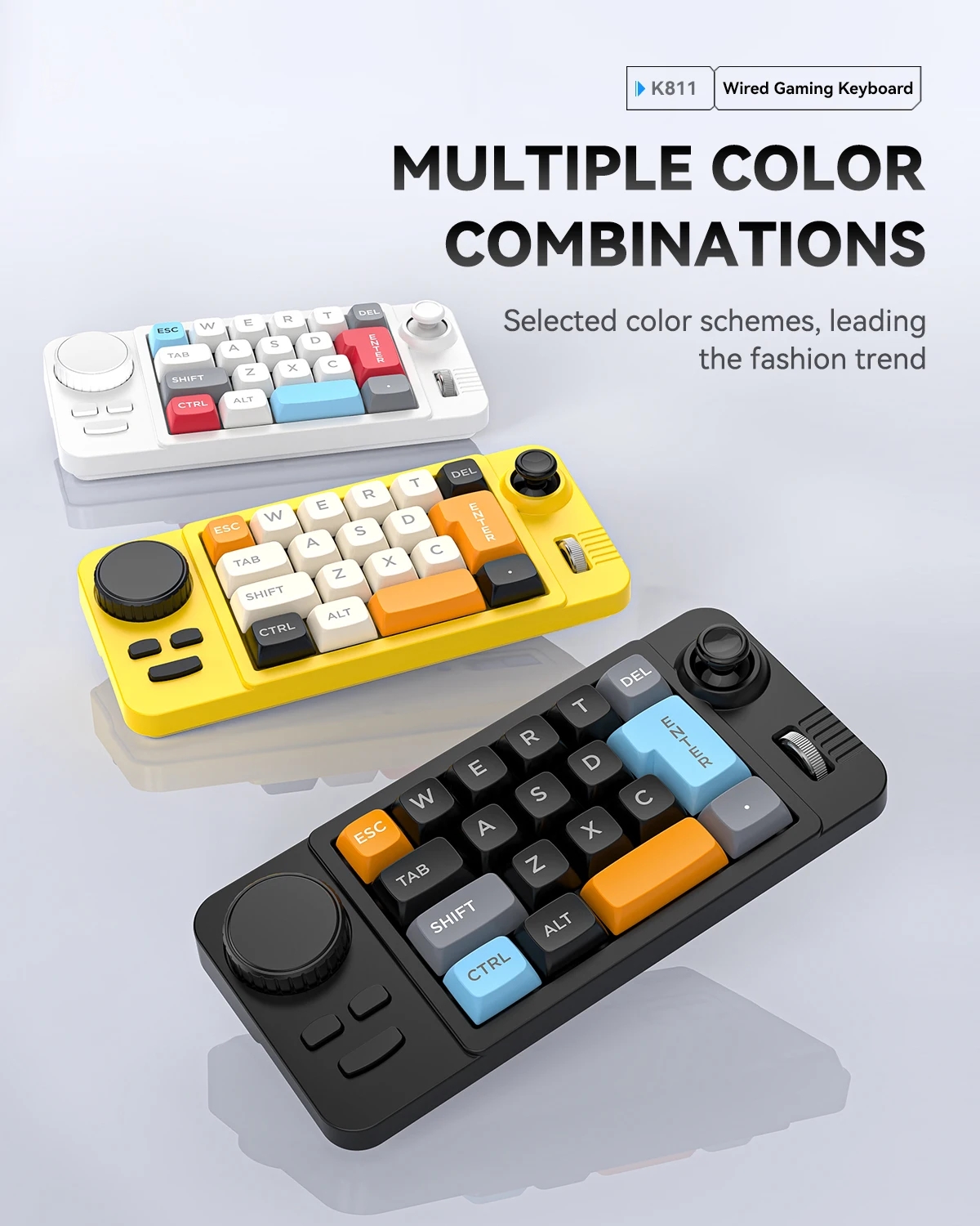 Teclado Mecânico Com Fio Hot Swap Volume Scroll Jostic 19 Teclas ...