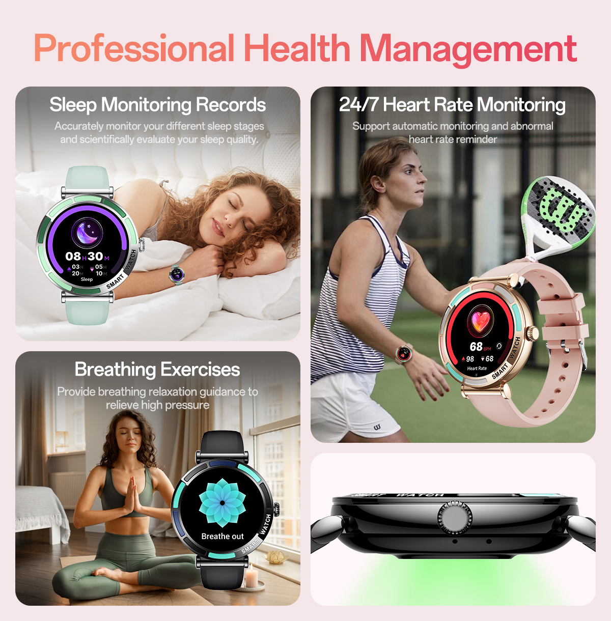 2026 Novo Lily R3 Smartwatch Feminino Original Papel de Parede ...