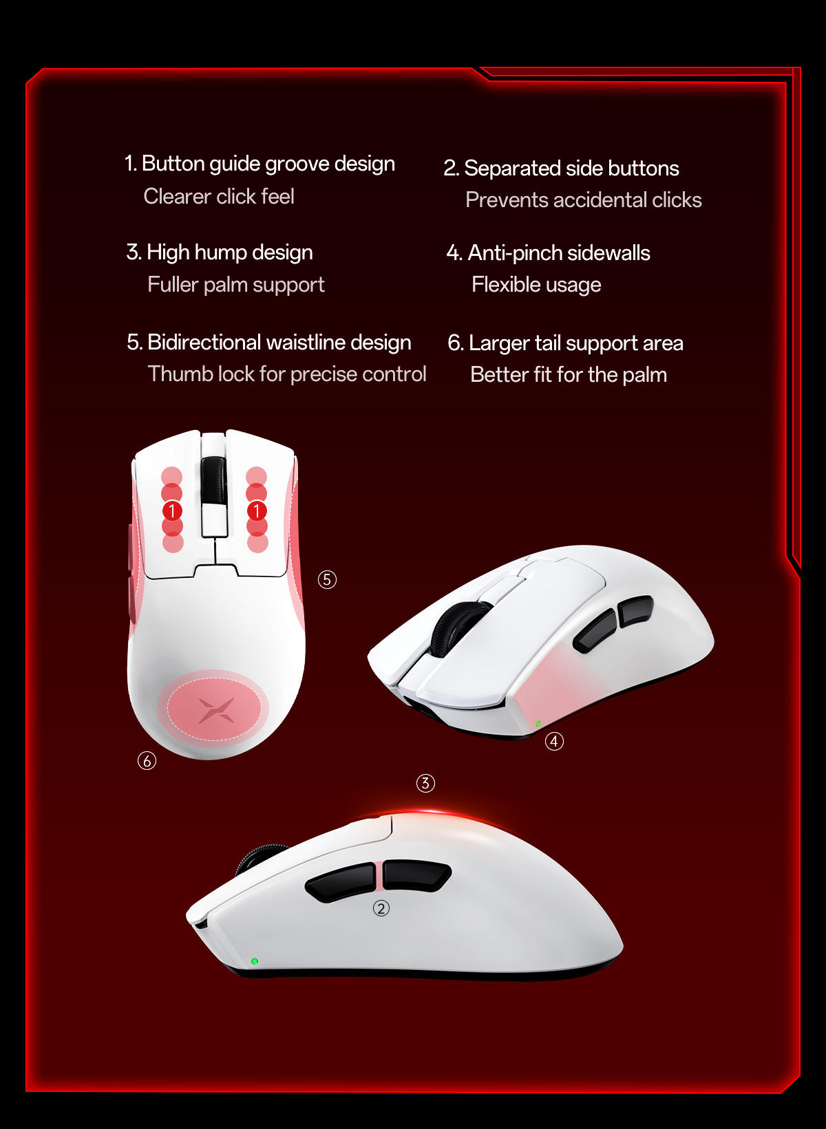Delux M900 MINI PRO PAW3395 40/46g 8000Hz Mouse Para Jogos DPI 26000 ...