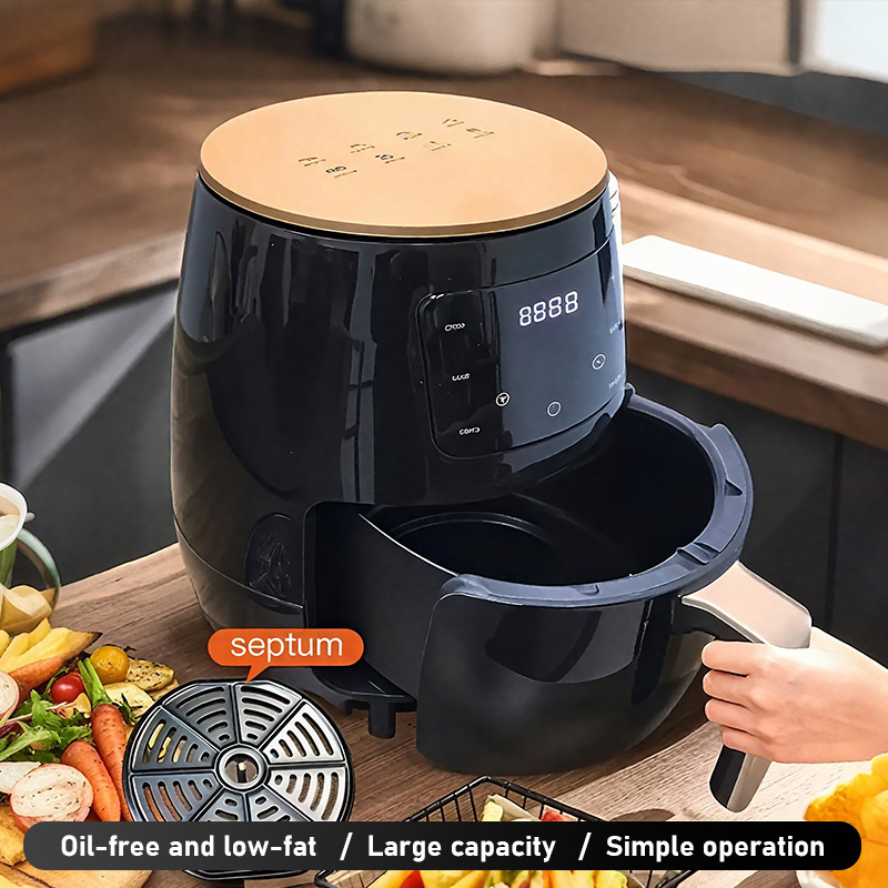 Fritadeira de Ar Inteligente Tomada UE: Circulação de Ar Quente 360 ...