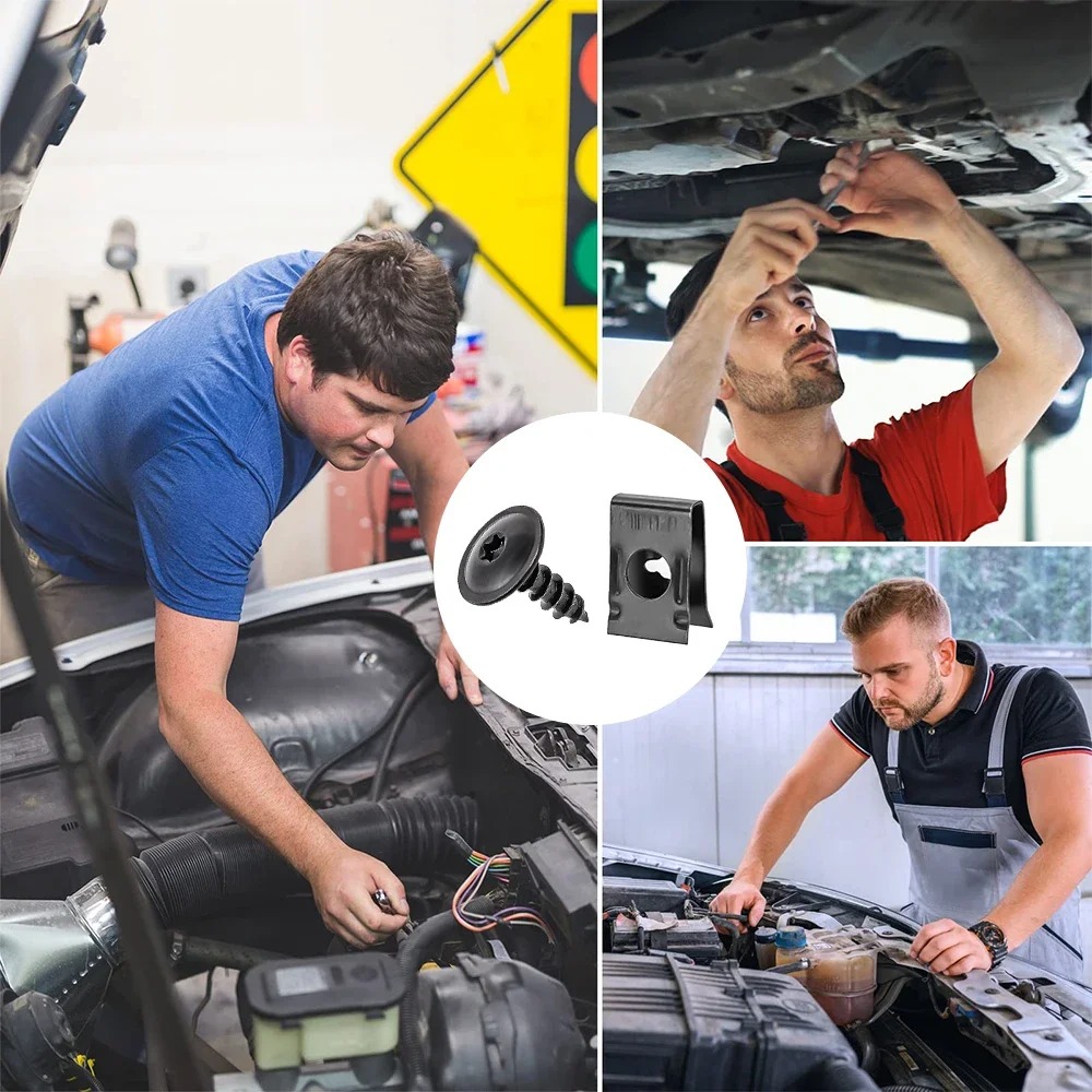 Parafusos Autoatarraxantes para Carro, Capa de Motor, Fixador de Para ...