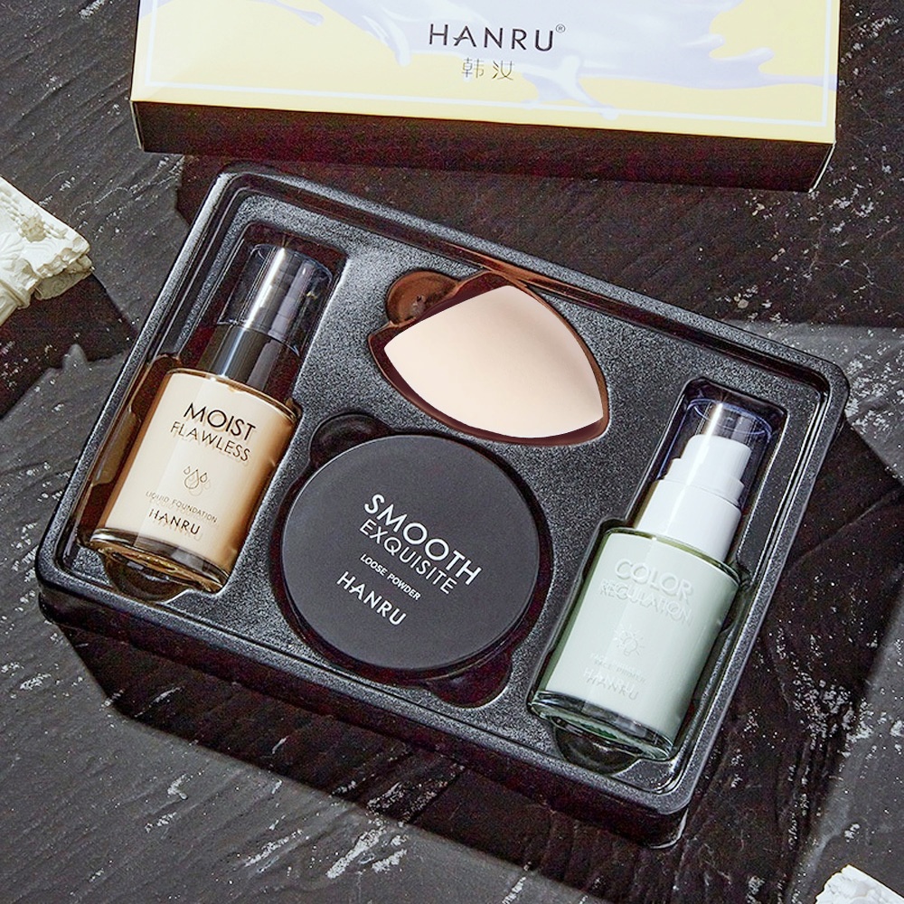HANRU Conjunto de 4 Passos para uma Pele Perfeita Controle de ...