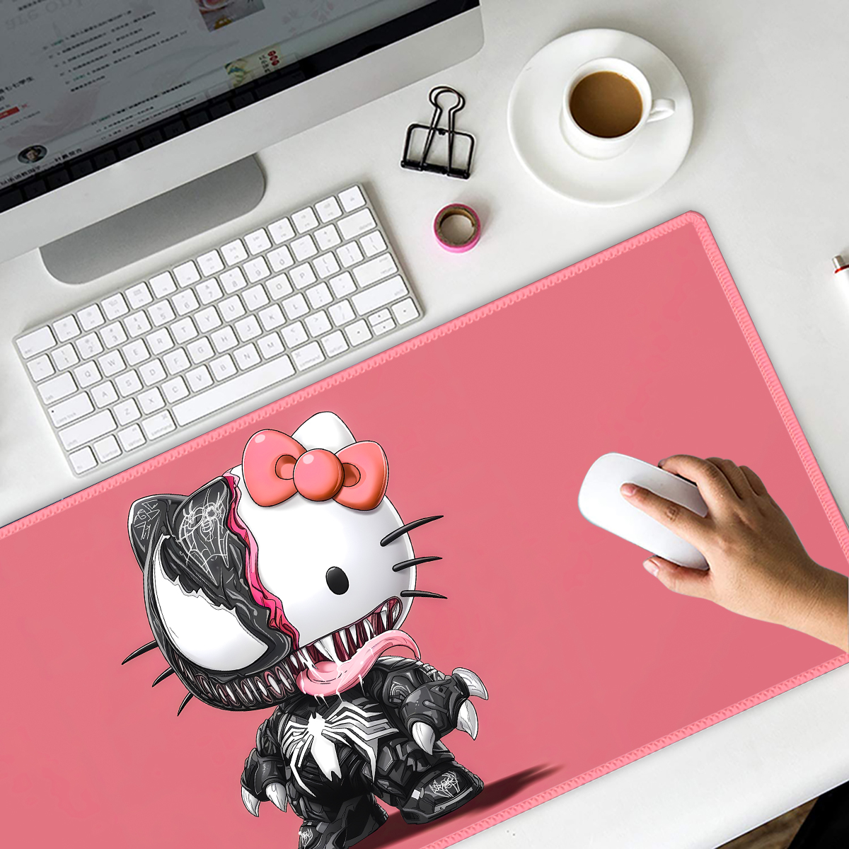 Tapete De Mesa Hello Kitty | De Personagem Sanrio , Rato Kawaii Fofo ...