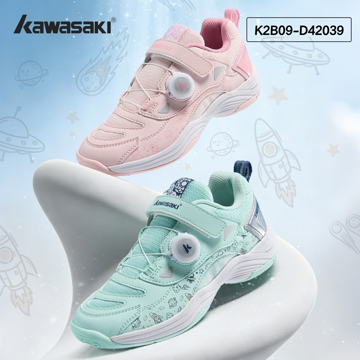 Kawasaki 2026 Novos Sapatos De Badminton Treinamento Juvenil D42039 ...