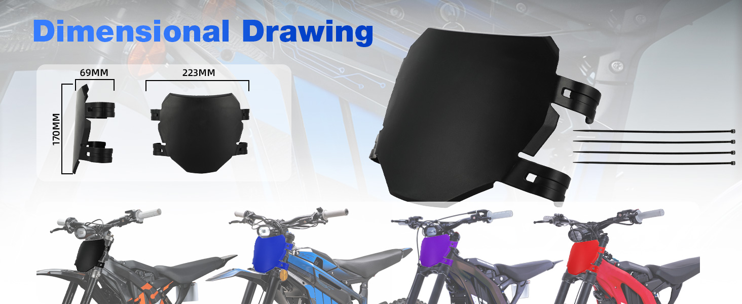 Placa De Matrícula Elétrica Para Bicicleta De Sujeira Surron LBX ...