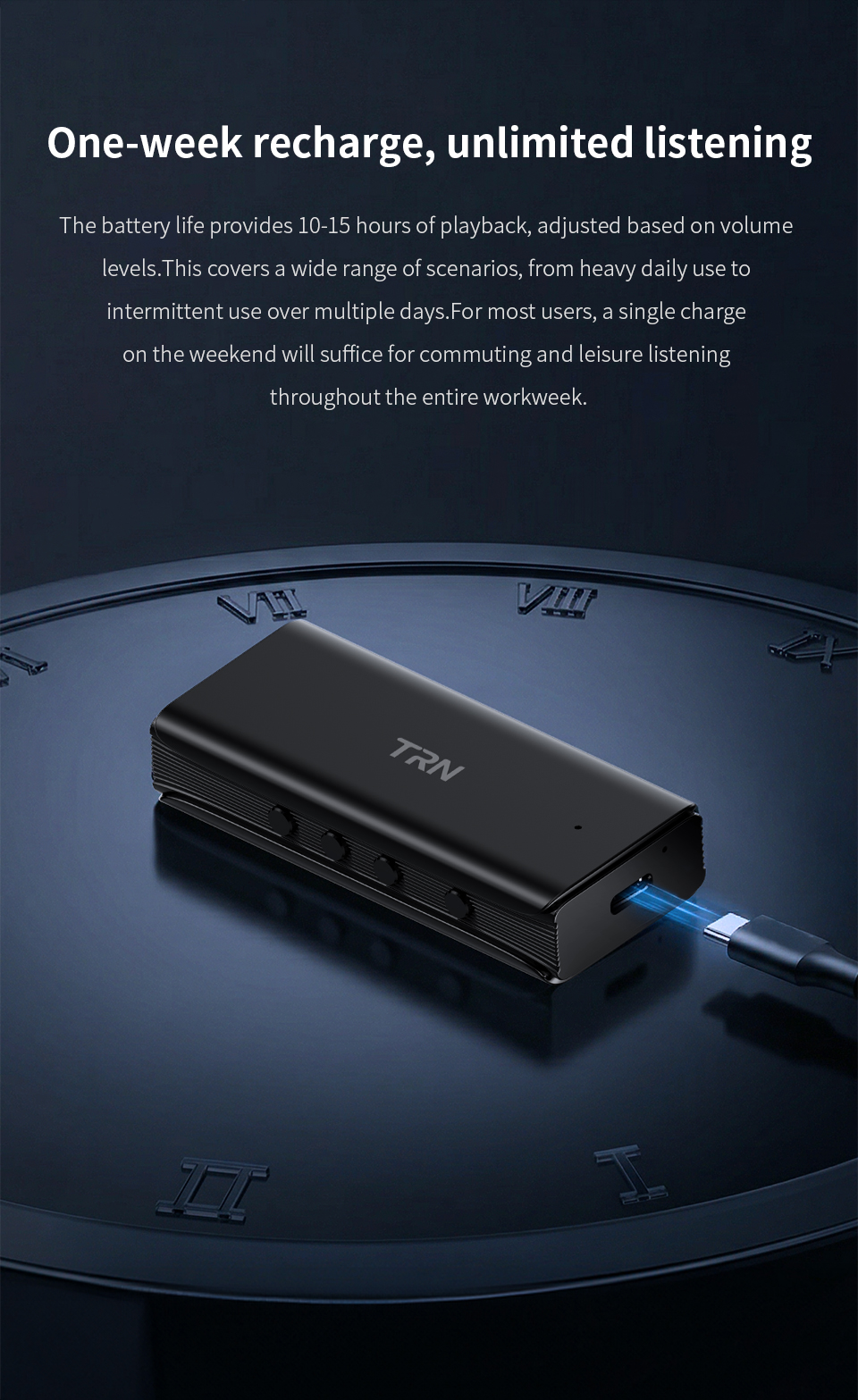 TRN Wave QCC3095 + Duplo CS43198 Portátil DAC/AMP Suporta Bluetooth 6.0 ...