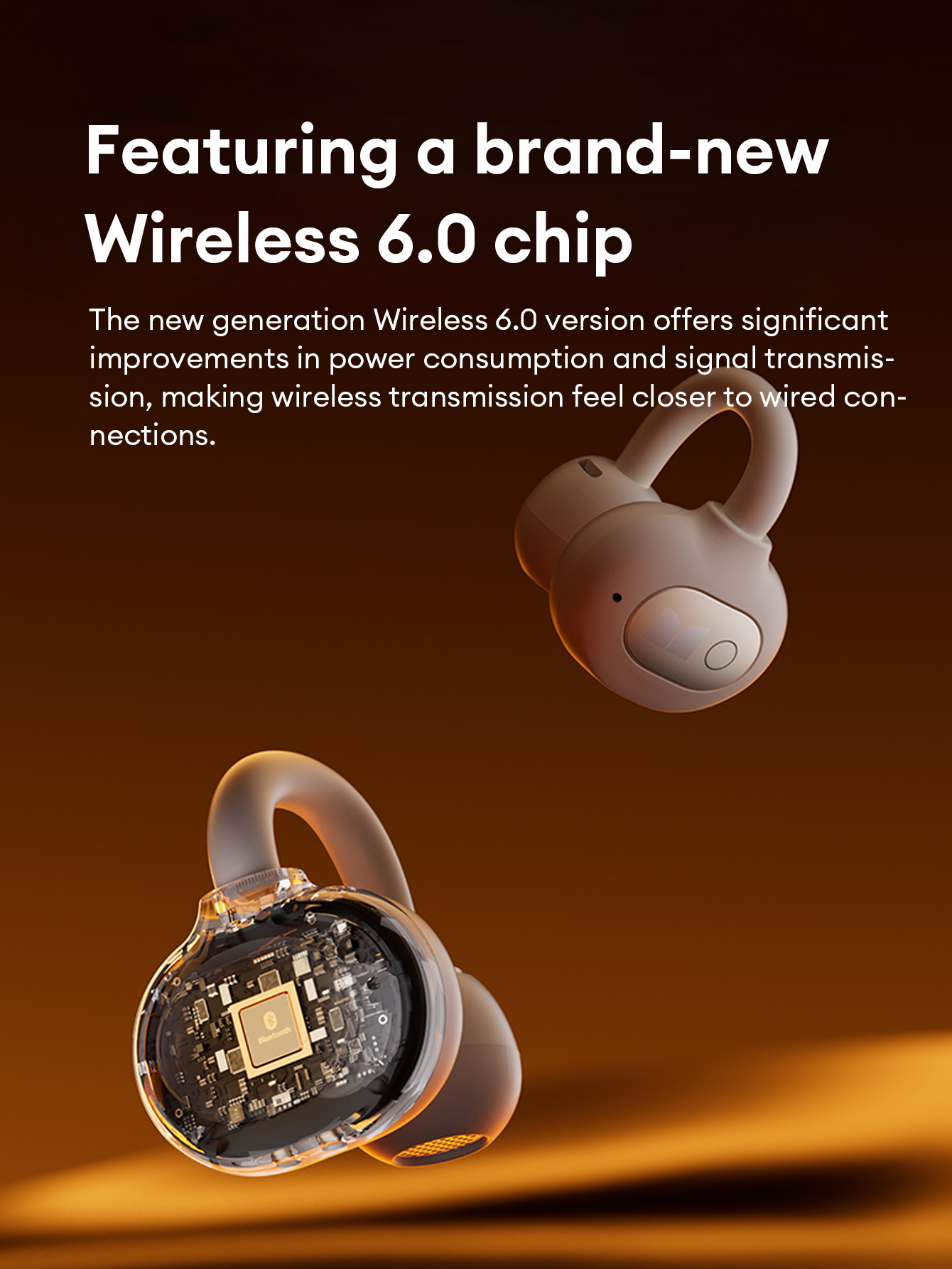 Monster D05 Fones De Ouvido Bluetooth Sem Fio Clip-on Open-Ear Com Som ...