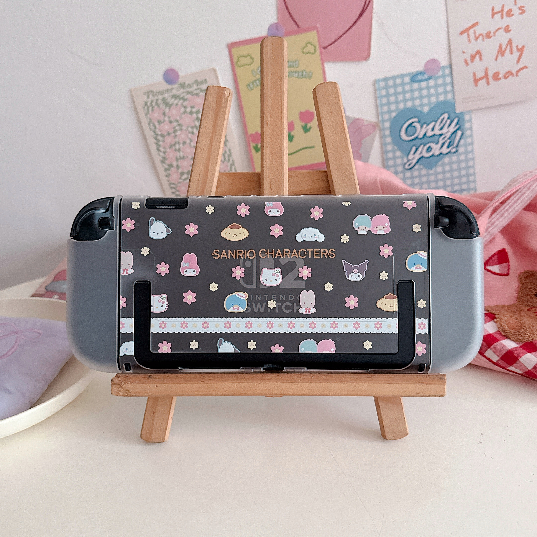 Bonito kuromi Capa À Prova De Choque Para Nintendo Switch 2 Cartoon ...