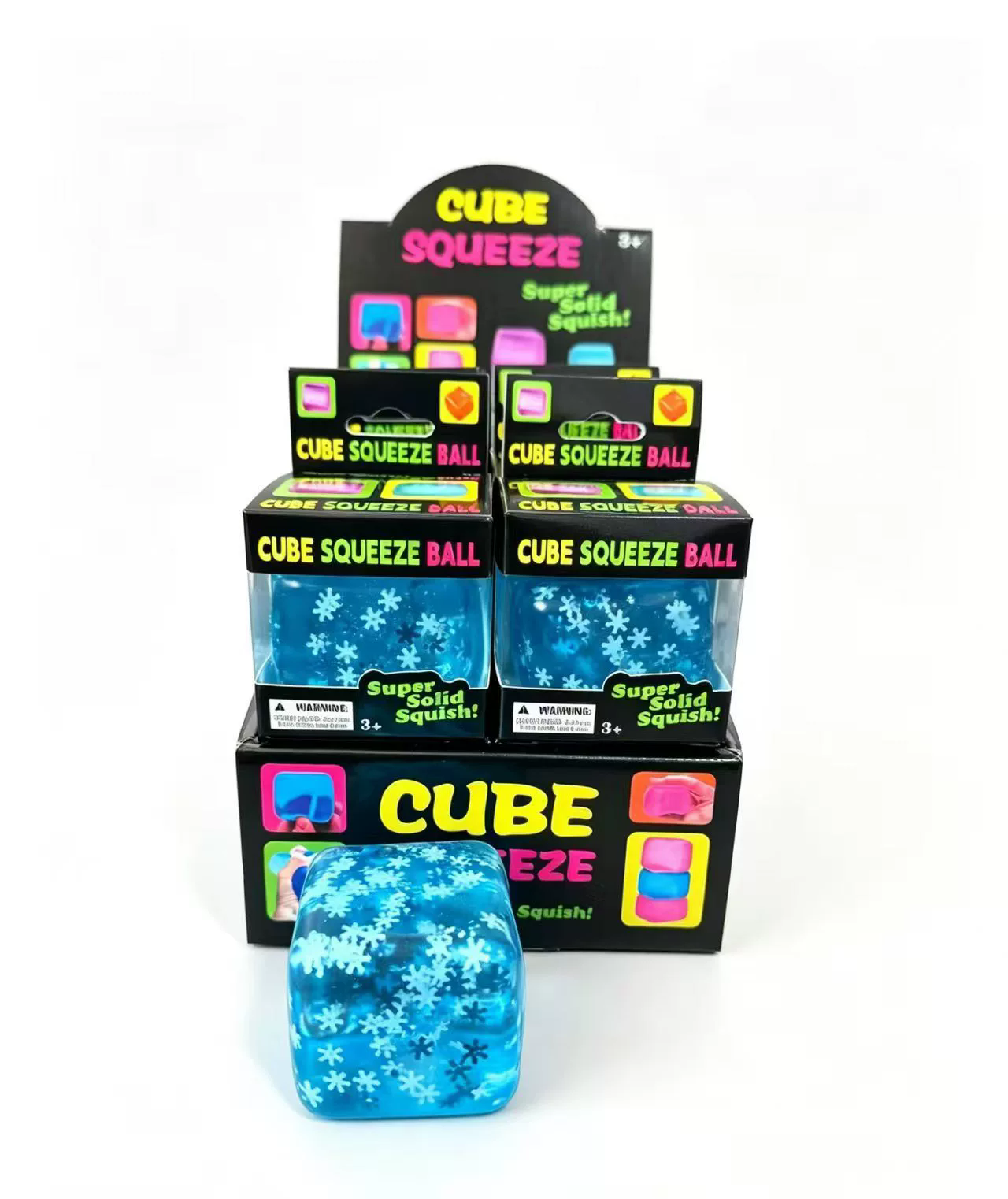 Needoh Glitter Maltose Ripple Cubo De Gelo Recuperação Lenta Squeeze ...
