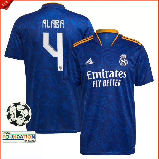 Uniforme azul best sale do real madrid