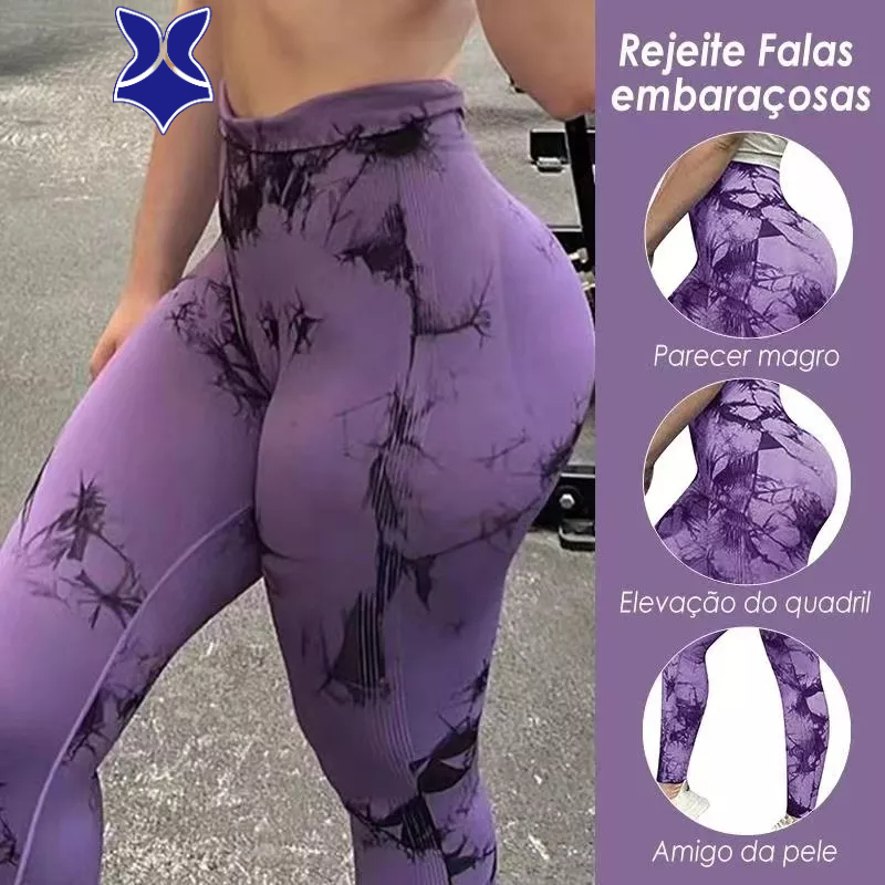 Sexy Bubble Butt Yoga Leggings Women Hips Push Up Gym Leggings Fitness  Calças Erengy Sem Costura Leggings Treino Calças de Corrida