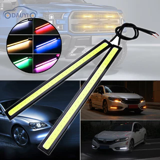 17cm estilo do carro led cob lâmpada 12v 6000k painel branco drl cob led interior luz atmosfera externa lâmpada luz de circulação diurna