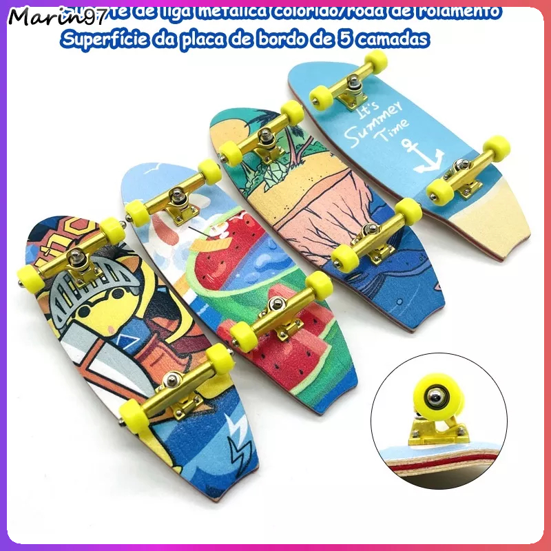 Kit Skate De Dedo Tech Deck Krooked - Colorido