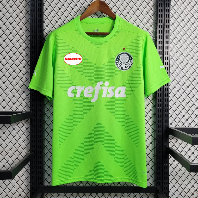 Camisa De Time Goleiro 23/24 Futebol verde fluorescente Pal | Shopee Brasil